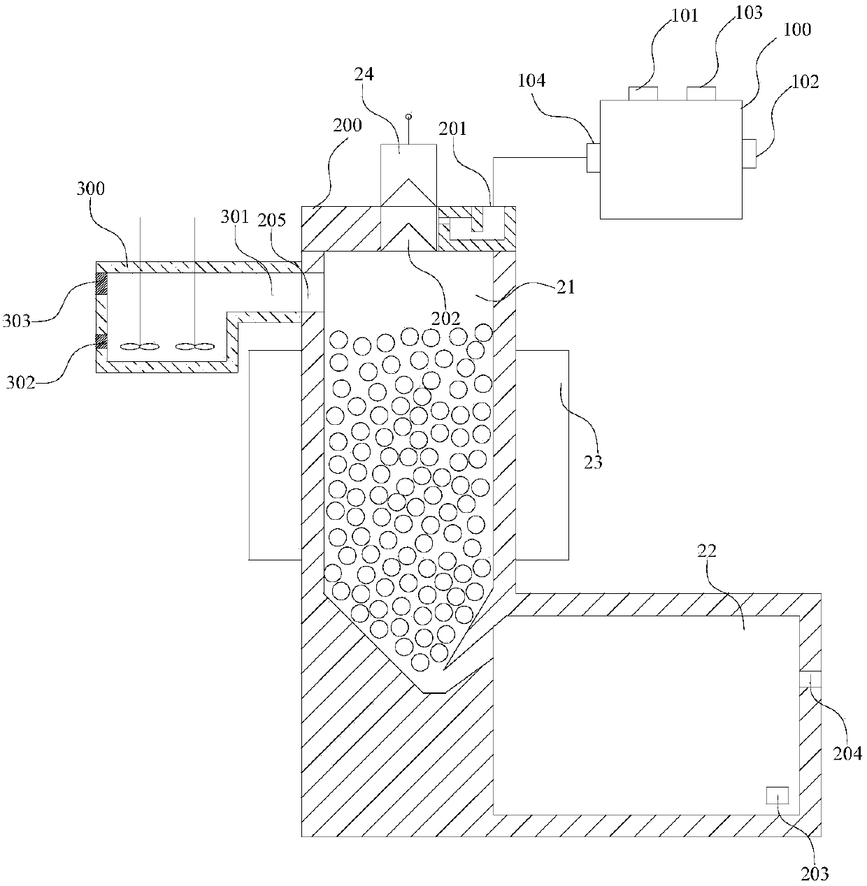 Equipment for smelting lead-zinc ore