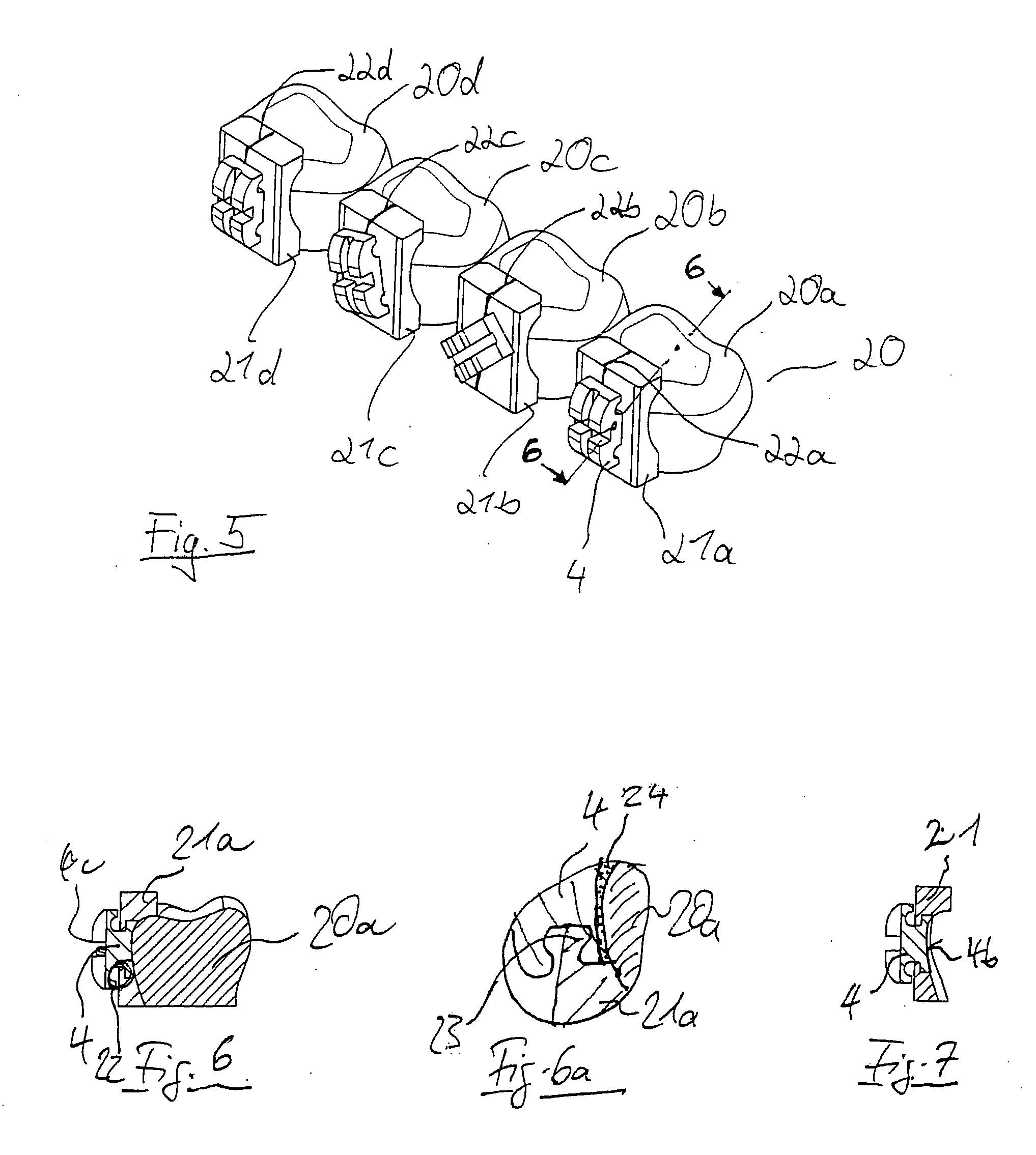 Carrier for a fastening element to be fabricated and a method for production thereof, particularly as an orthodontic bracket