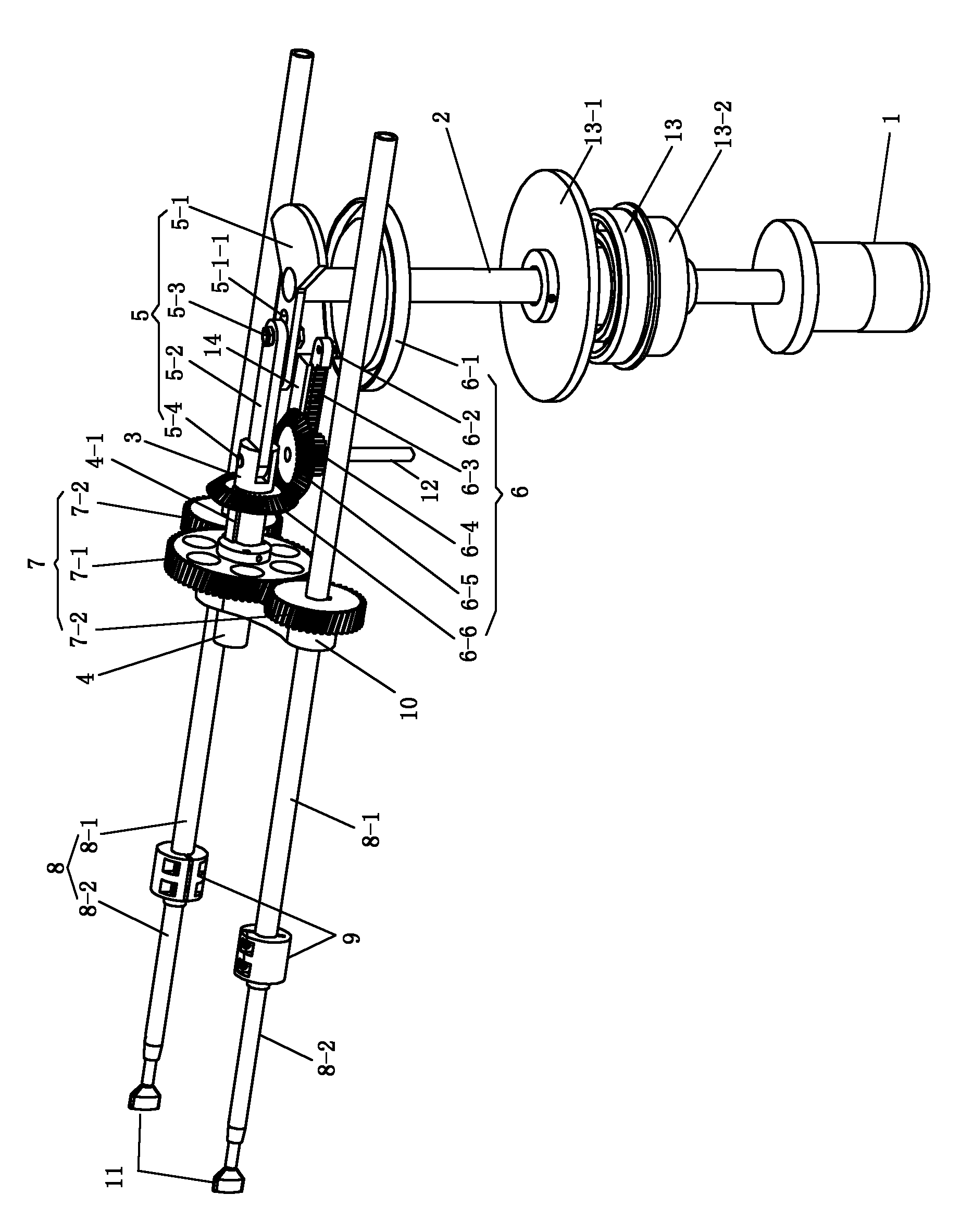 Motor stator coil winding machine