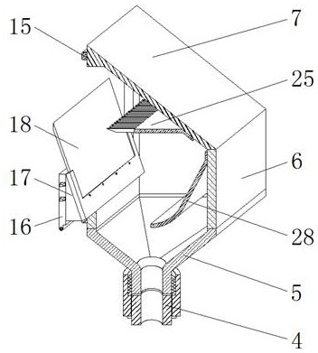 Ceramic tile seam beautifying agent cleaning device capable of collecting for building construction