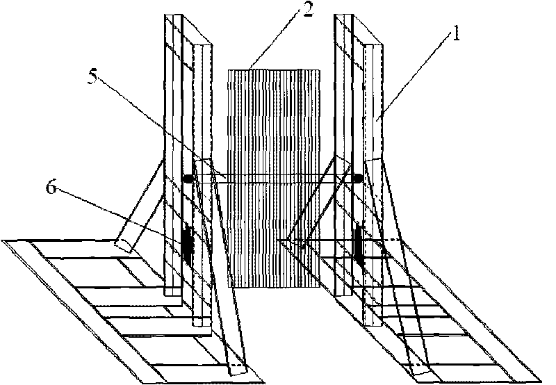 Large cable laying device