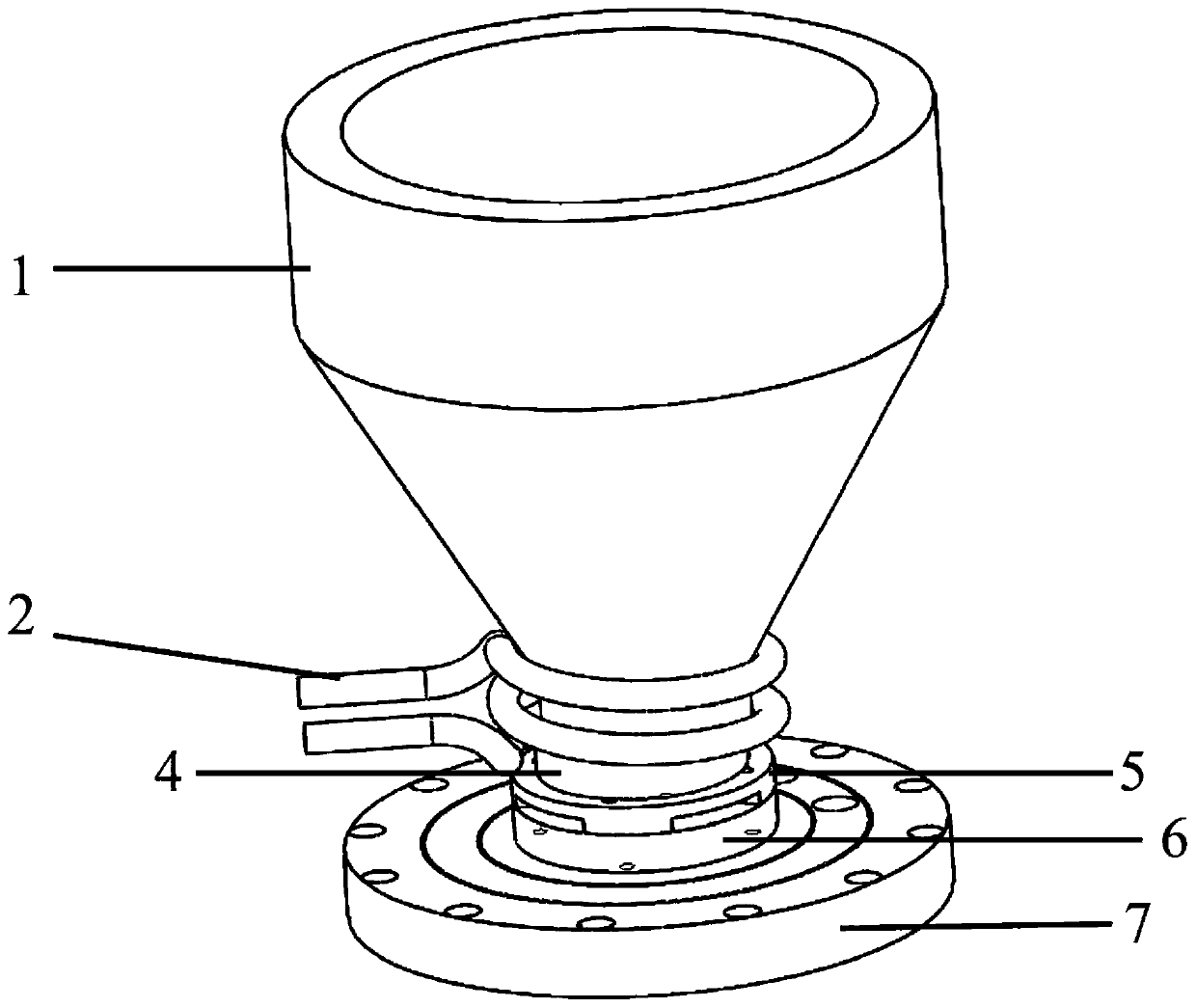 Metal powder preparation device