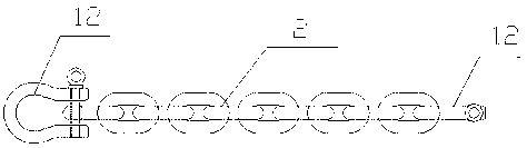 Continuous annealing furnace bottom cover plate quick disassembling and assembling device and disassembling and assembling method