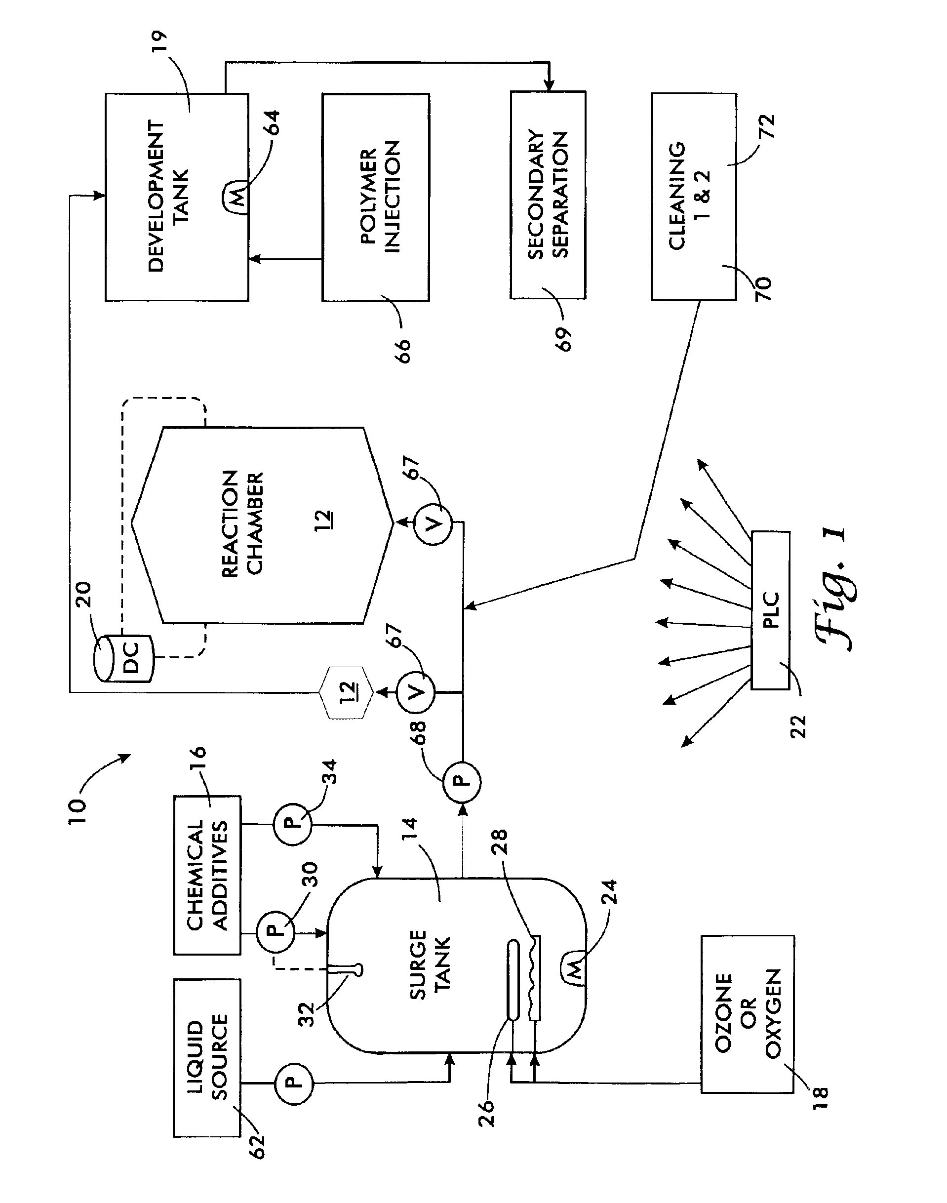 Electrocoagulation reaction chamber and method