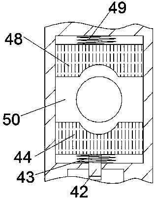 Auxiliary punching and powder collecting device