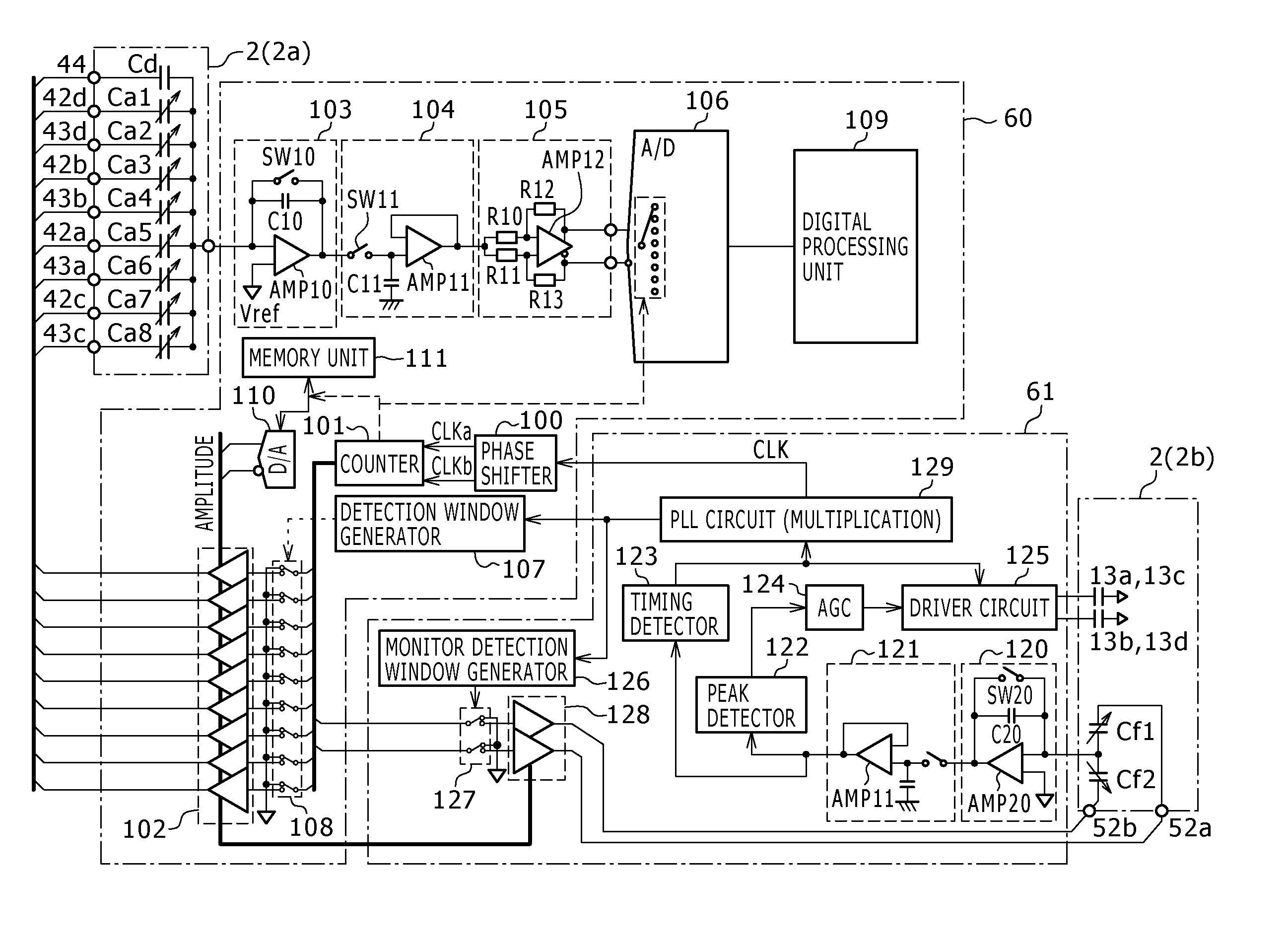 Inertia sensor and inertia detector device