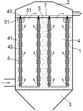 reverse dust collector