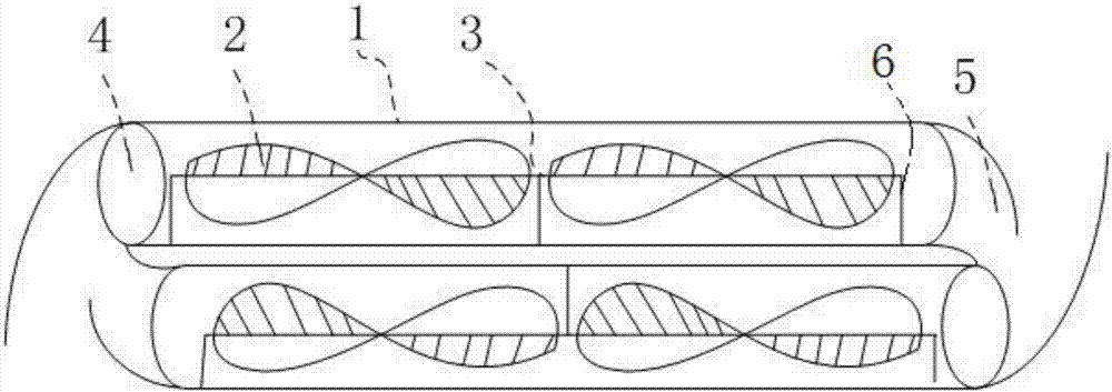 Inertial wind power generation device