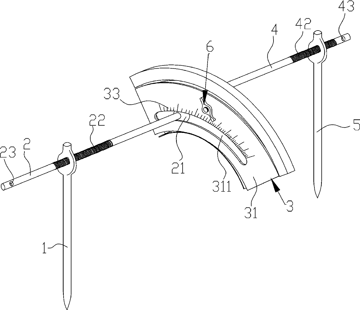 Intraoperative percutaneous fracture end temporary fixation and reduction device and operation method thereof