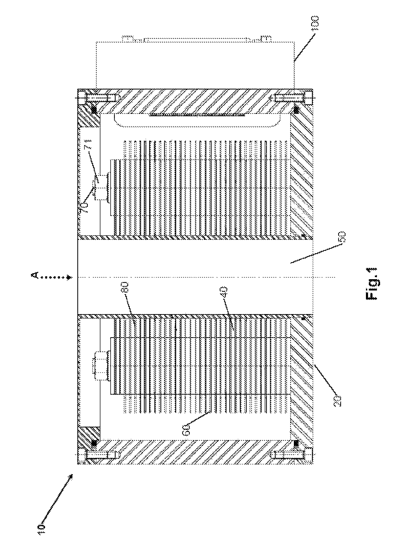 Device and method for online quality assurance in hadron therapy