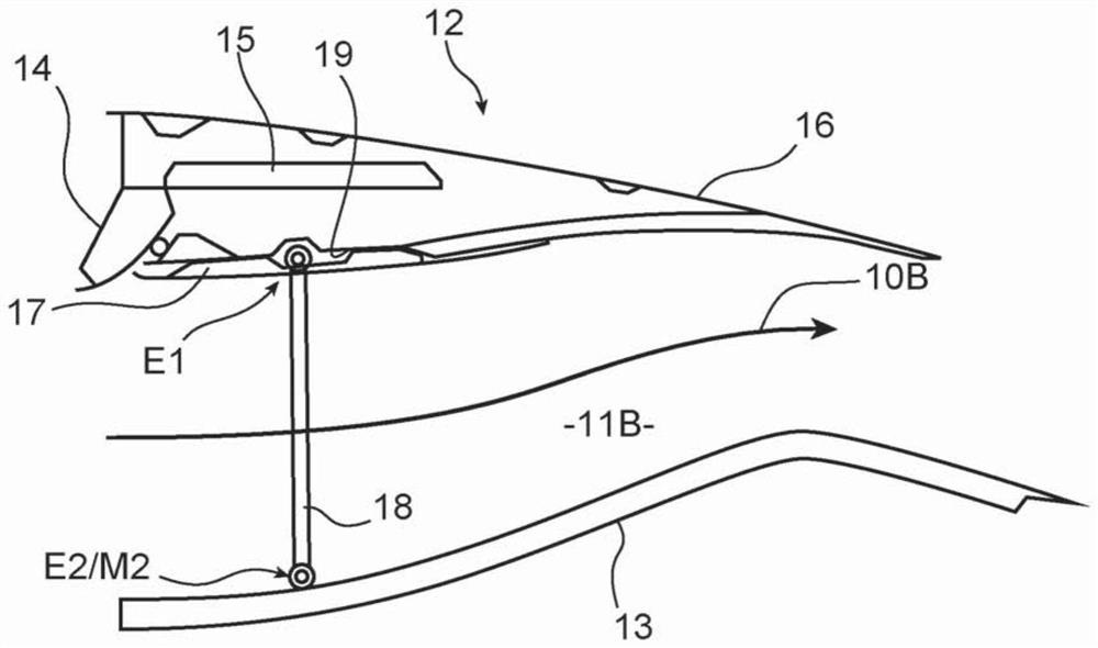 Mobile-cowl thrust reverser comprising thrust-reduction mechanism that is independent of mobile cowl