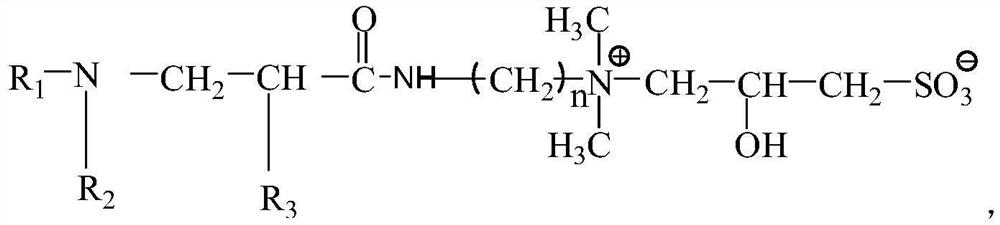 Surfactant, composition and preparation method for amphiphilic gamma type oil displacement