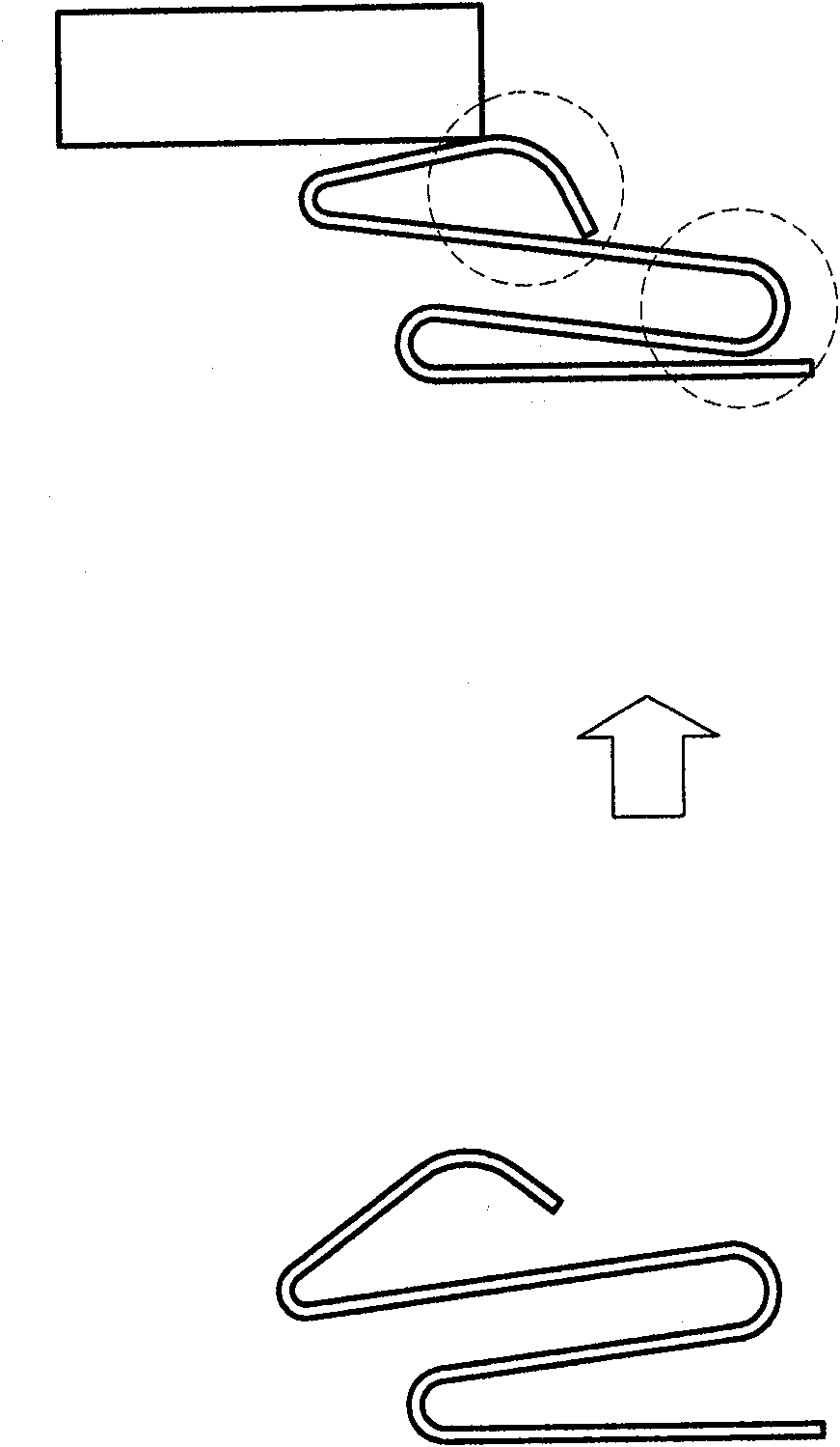 Battery connector/connector terminal module and assembling method therefore with battery