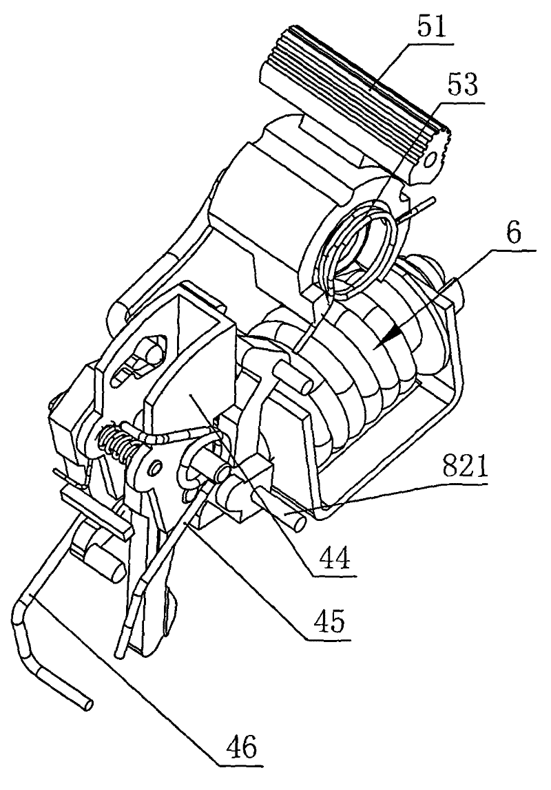 A quick trip circuit breaker