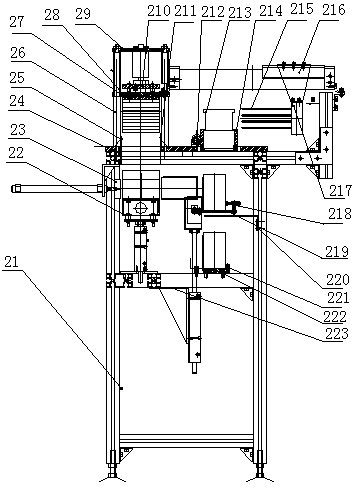 Automatic box retreating system of detonator