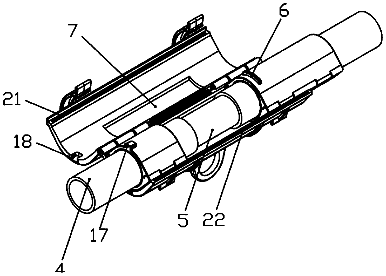 Sliding anti-reverse power supply device