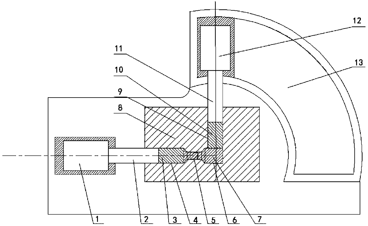 Reciprocating twisting and upsetting isometric angle forming method for preparing ultra-fine grain material