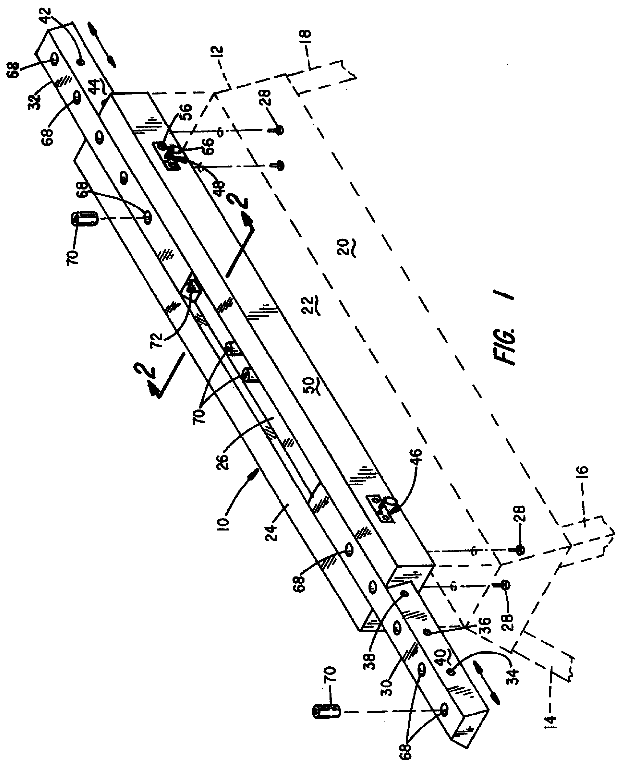 Extendable sawhorse top rail