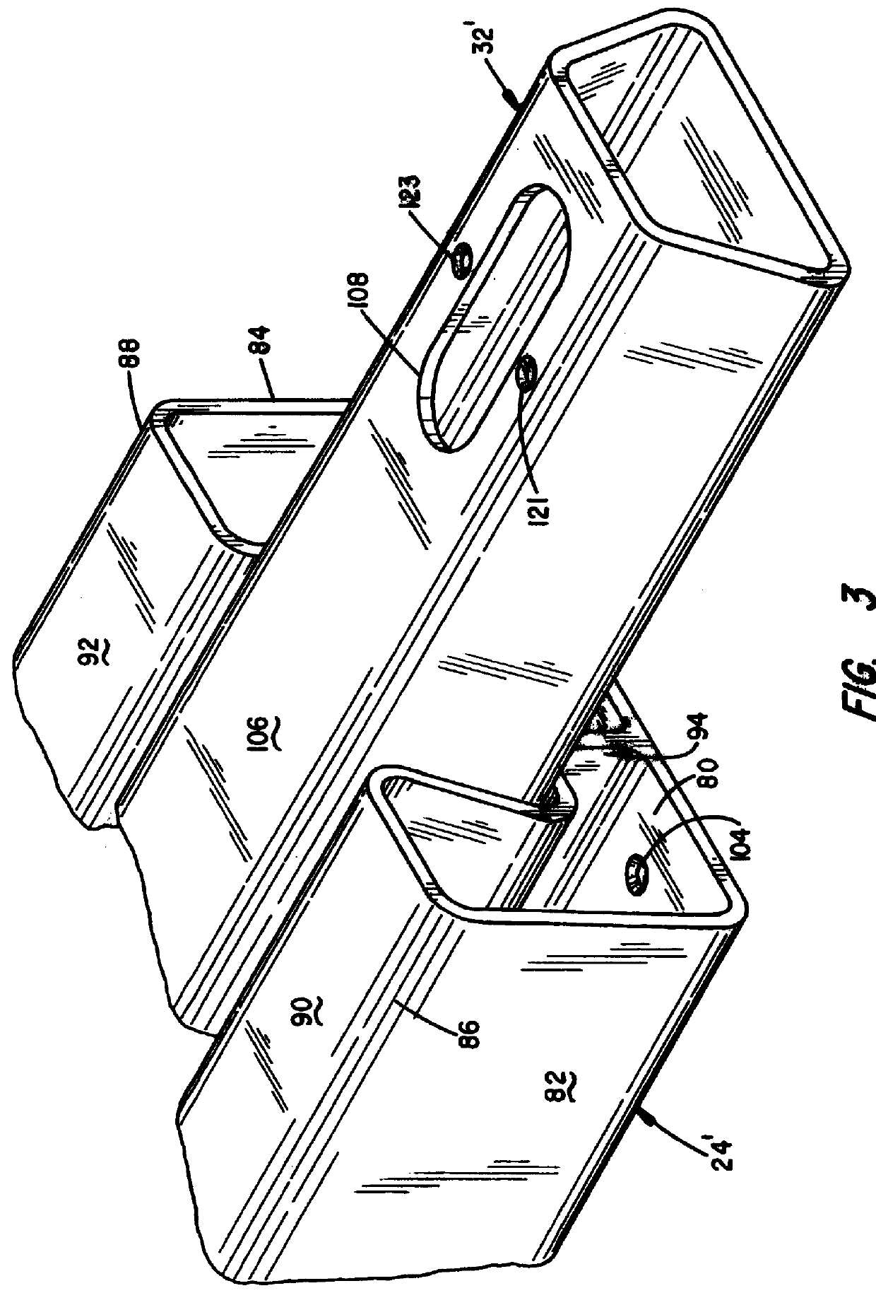 Extendable sawhorse top rail