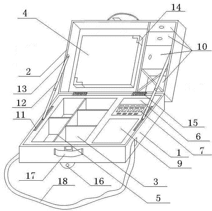 Portable modular medical diagnostic and treatment device