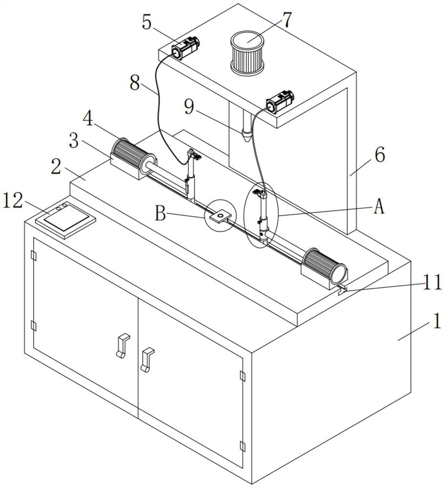 Display screen detection device