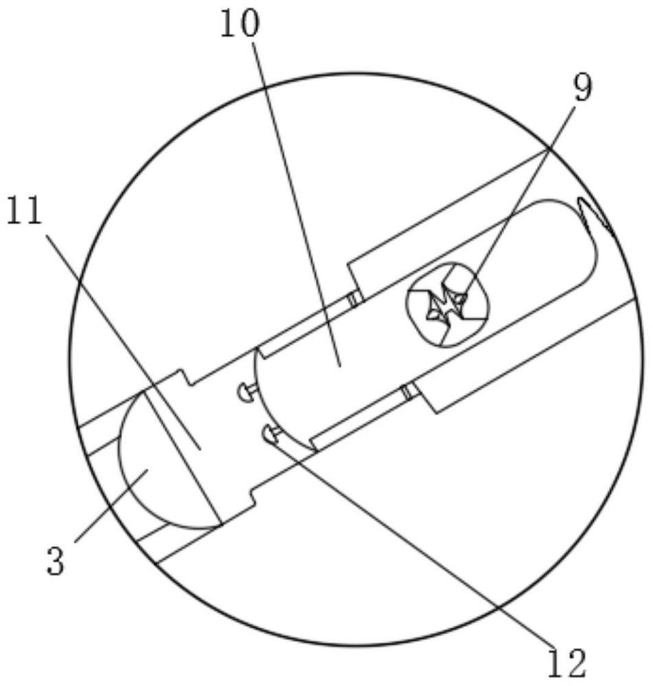 Self-adjusting device for grinding copper-aluminum new material pipeline