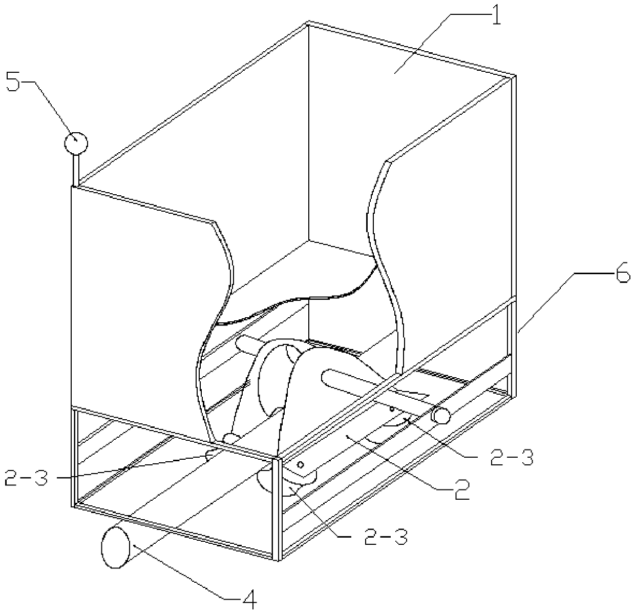 Carrying vehicle for a stair handrail and a stair handrail device