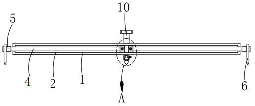 Measuring device for civil engineering