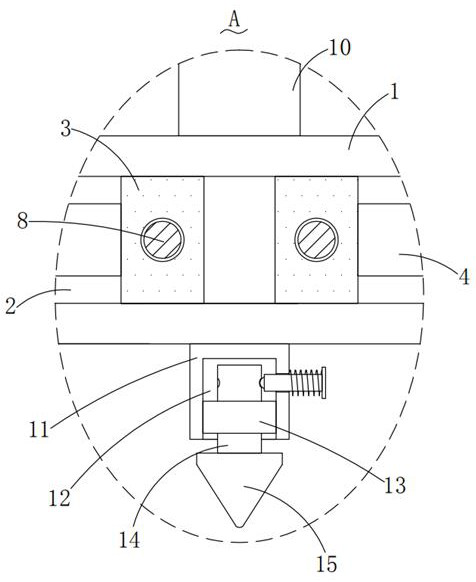 Measuring device for civil engineering