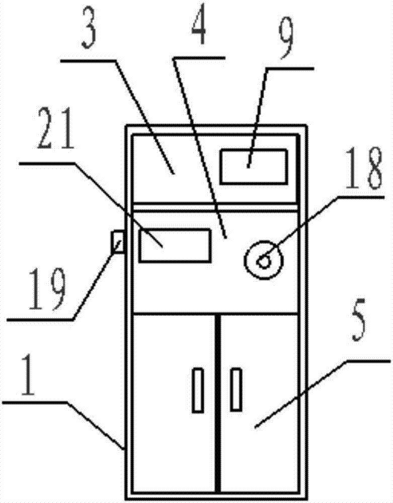 Household intelligent bedside cabinet