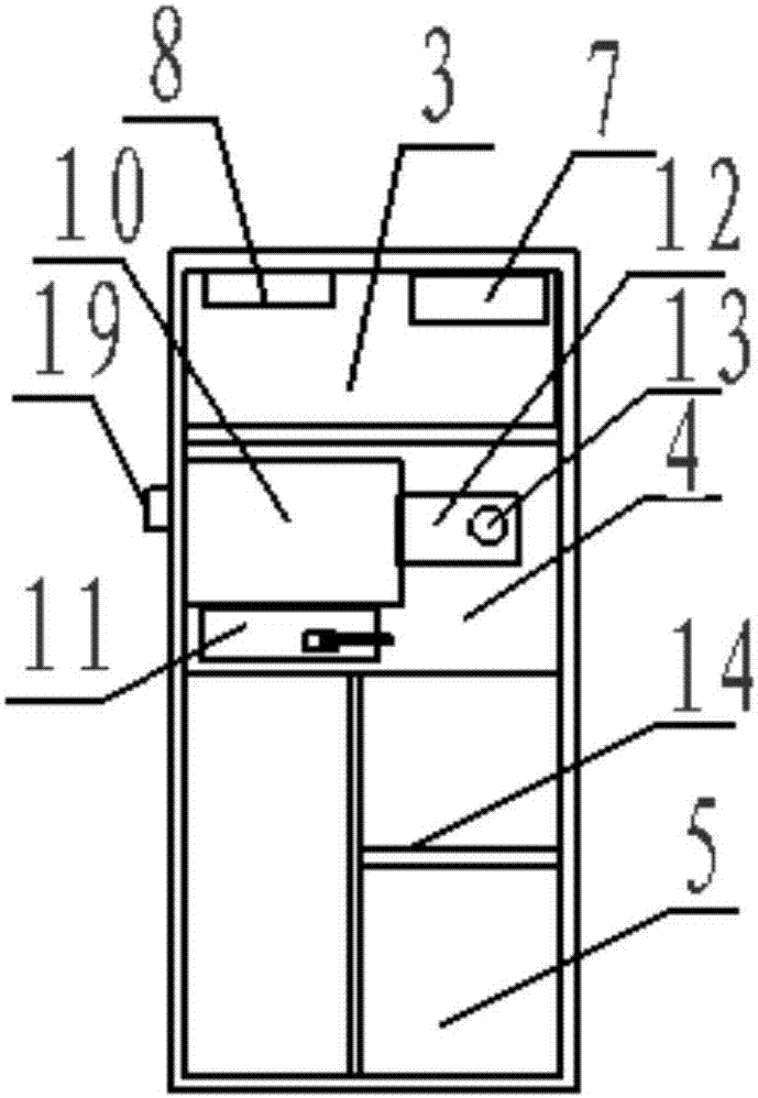 Household intelligent bedside cabinet