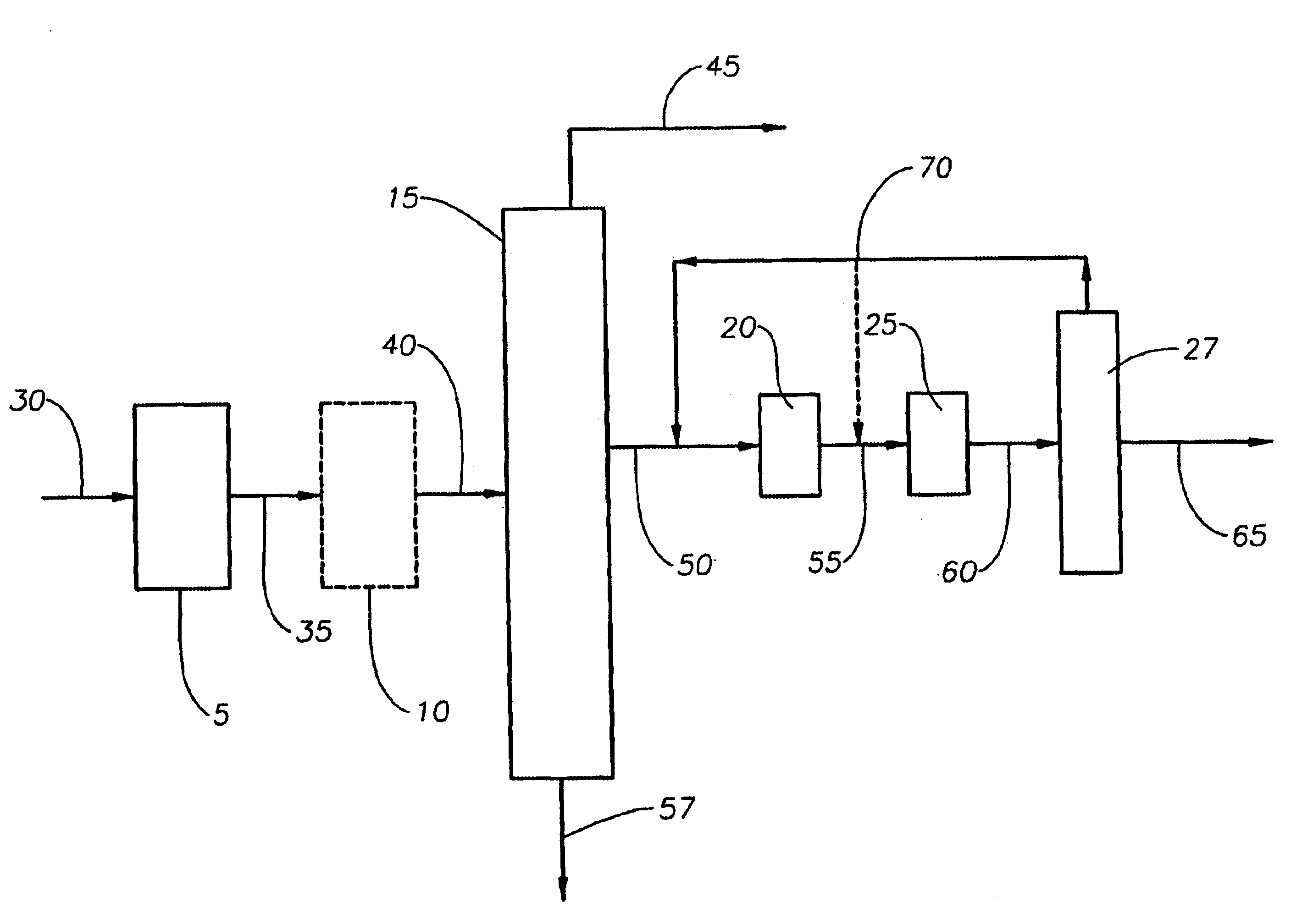 Octane improvement of a hydrocarbon stream