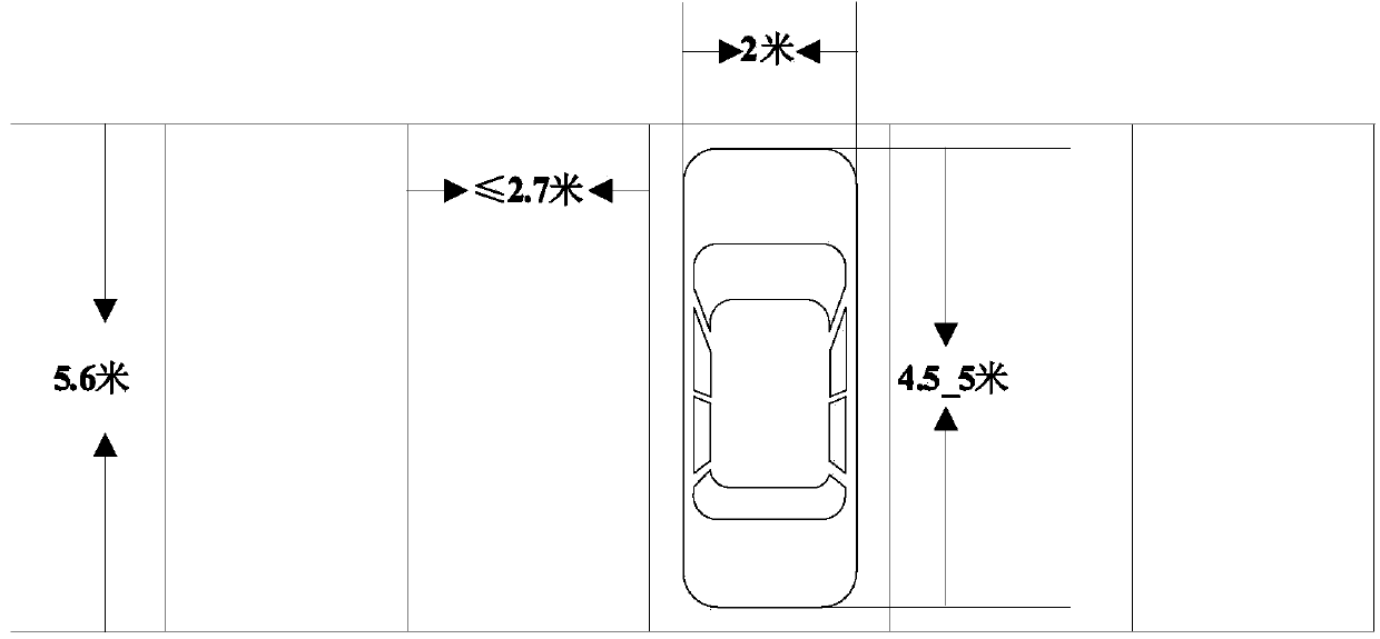 Parking space detection system and method based on double parking detectors