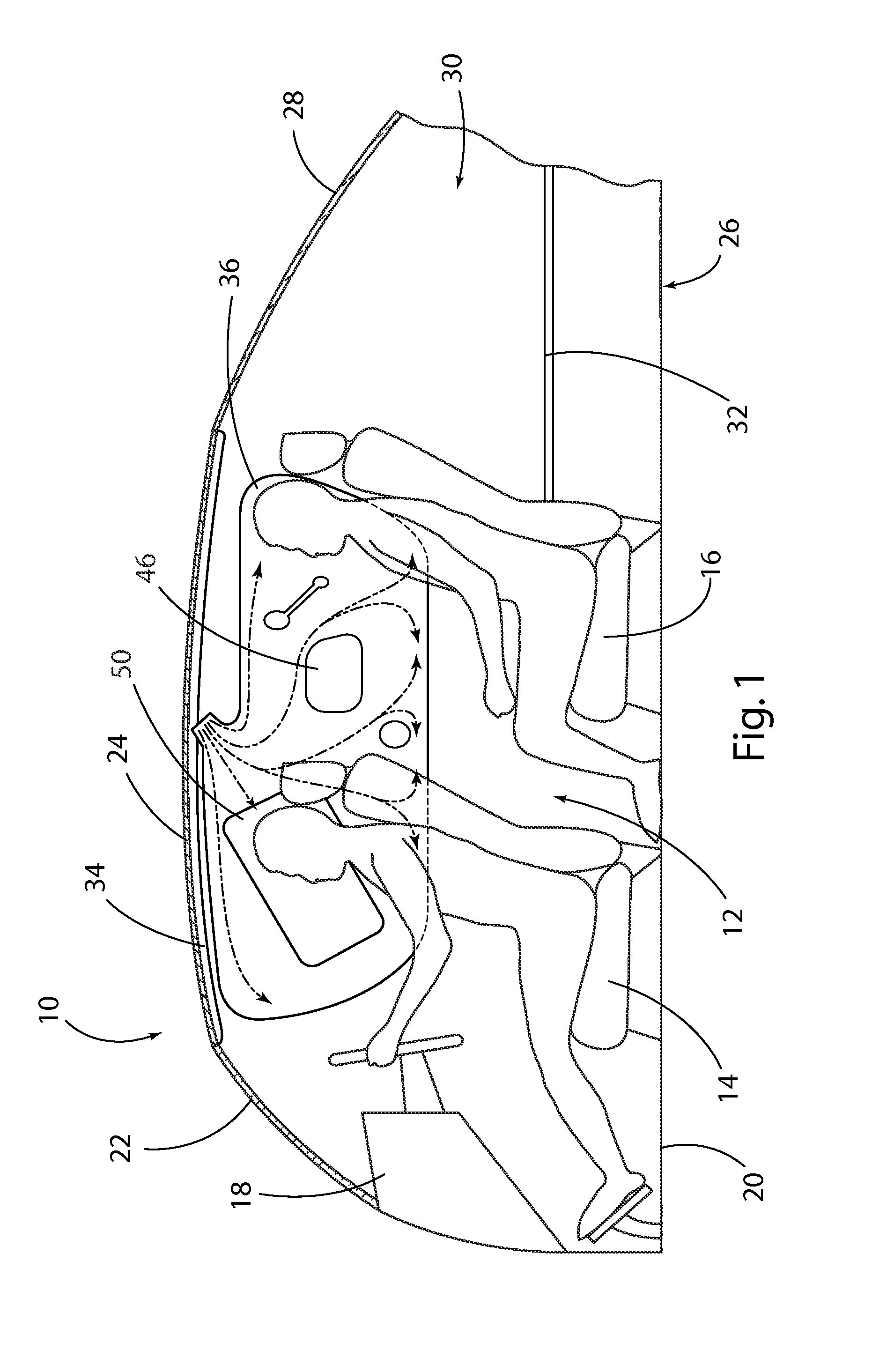 Vehicle side air curtain with controlled pressure chamber