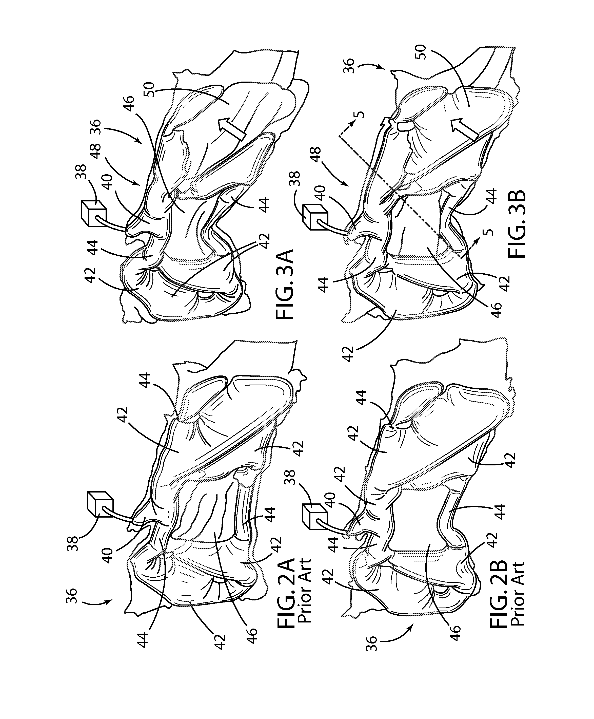 Vehicle side air curtain with controlled pressure chamber