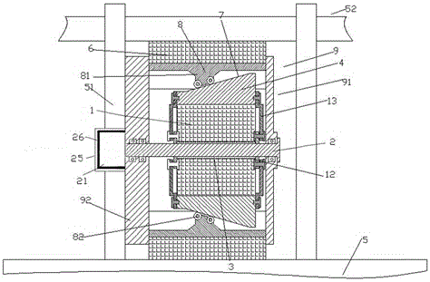 Positioning device of hanging device and use method of positioning device