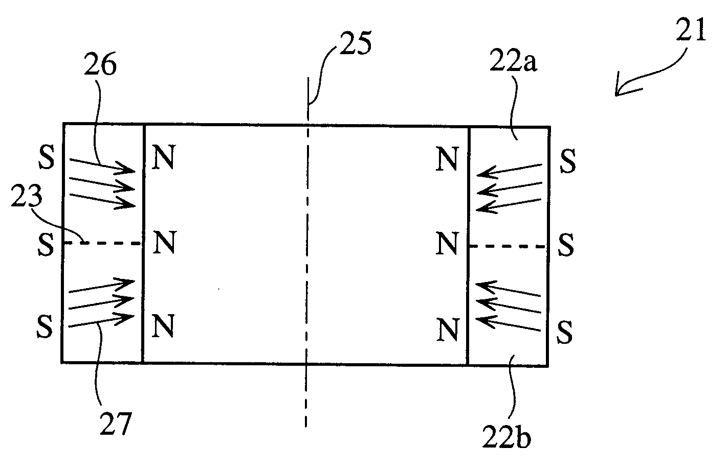 Speaker comprising ring magnet