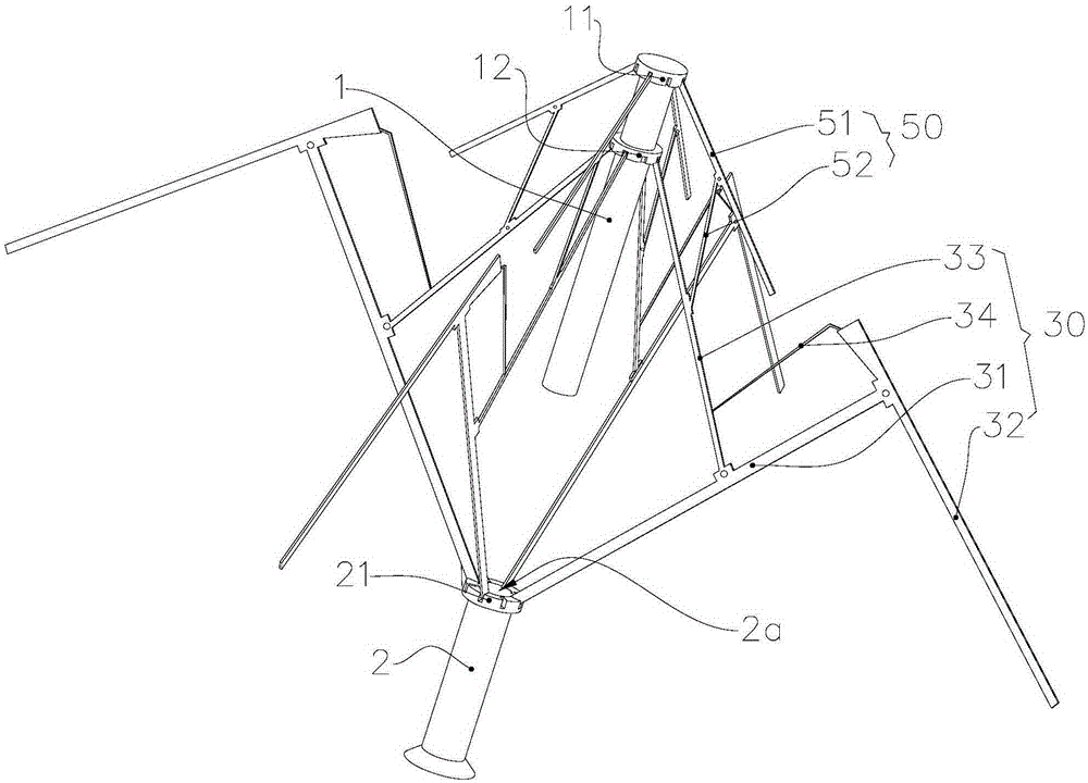 Self-expanding type automobile sunshade