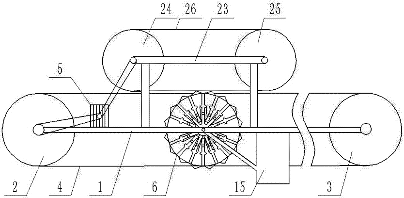 Dust collecting device for carton processing