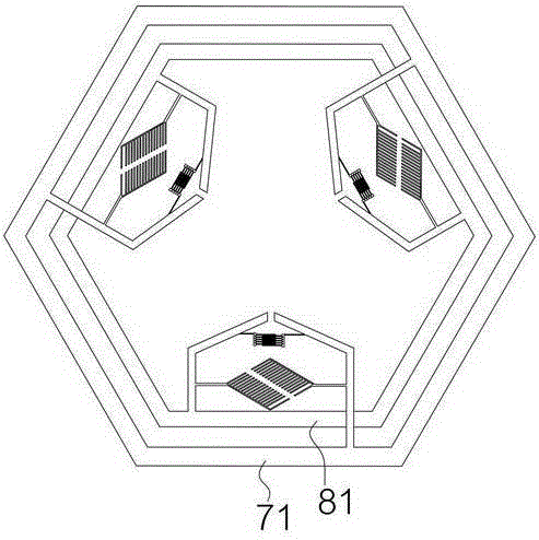 Button type implanted medical diagnostic device