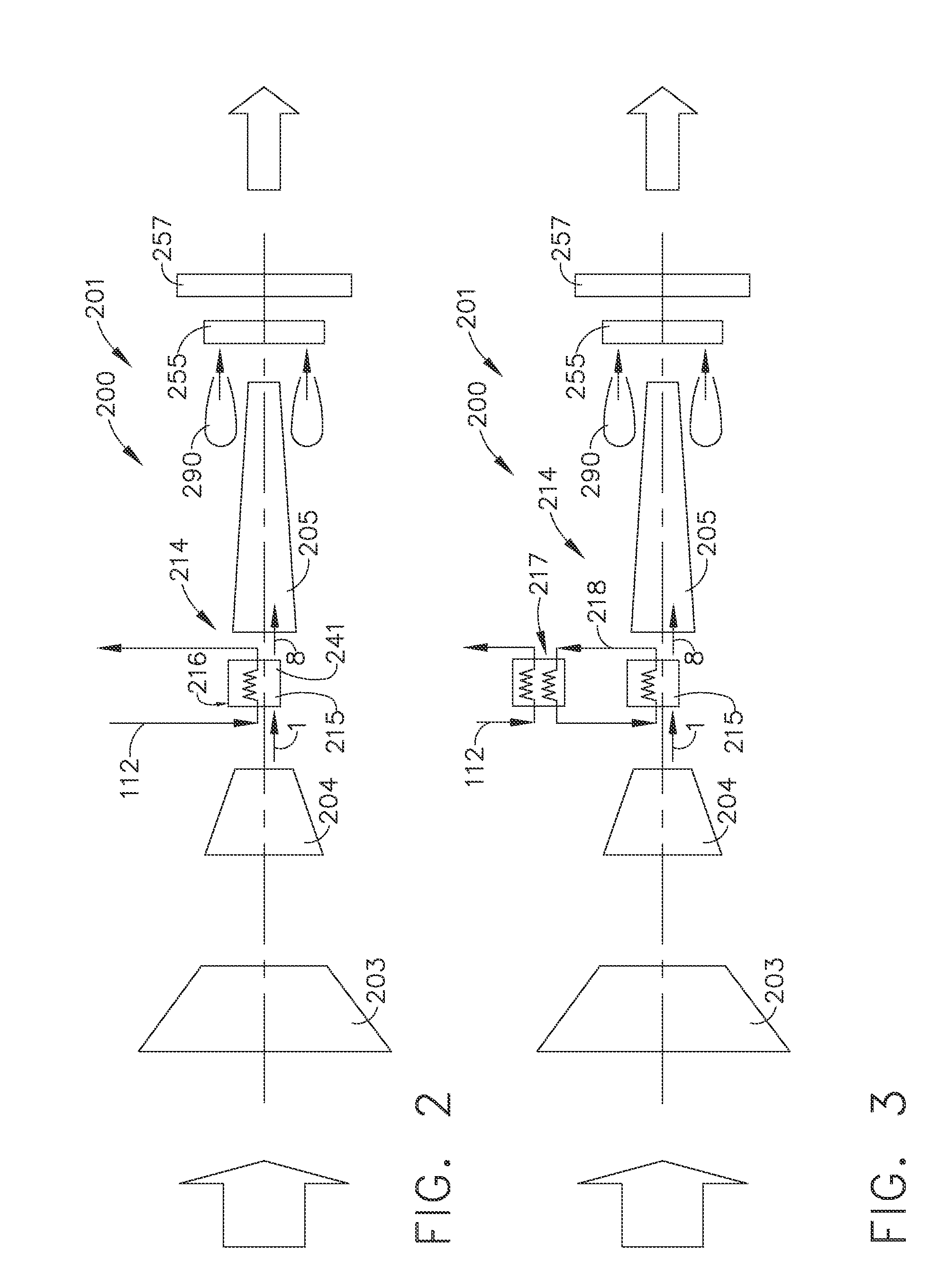 Aircraft engine systems and methods for operating same