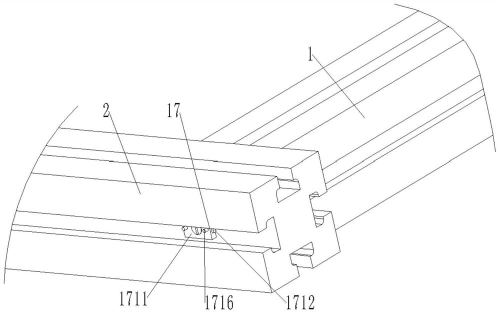 A connecting piece for assembly of aluminum profiles