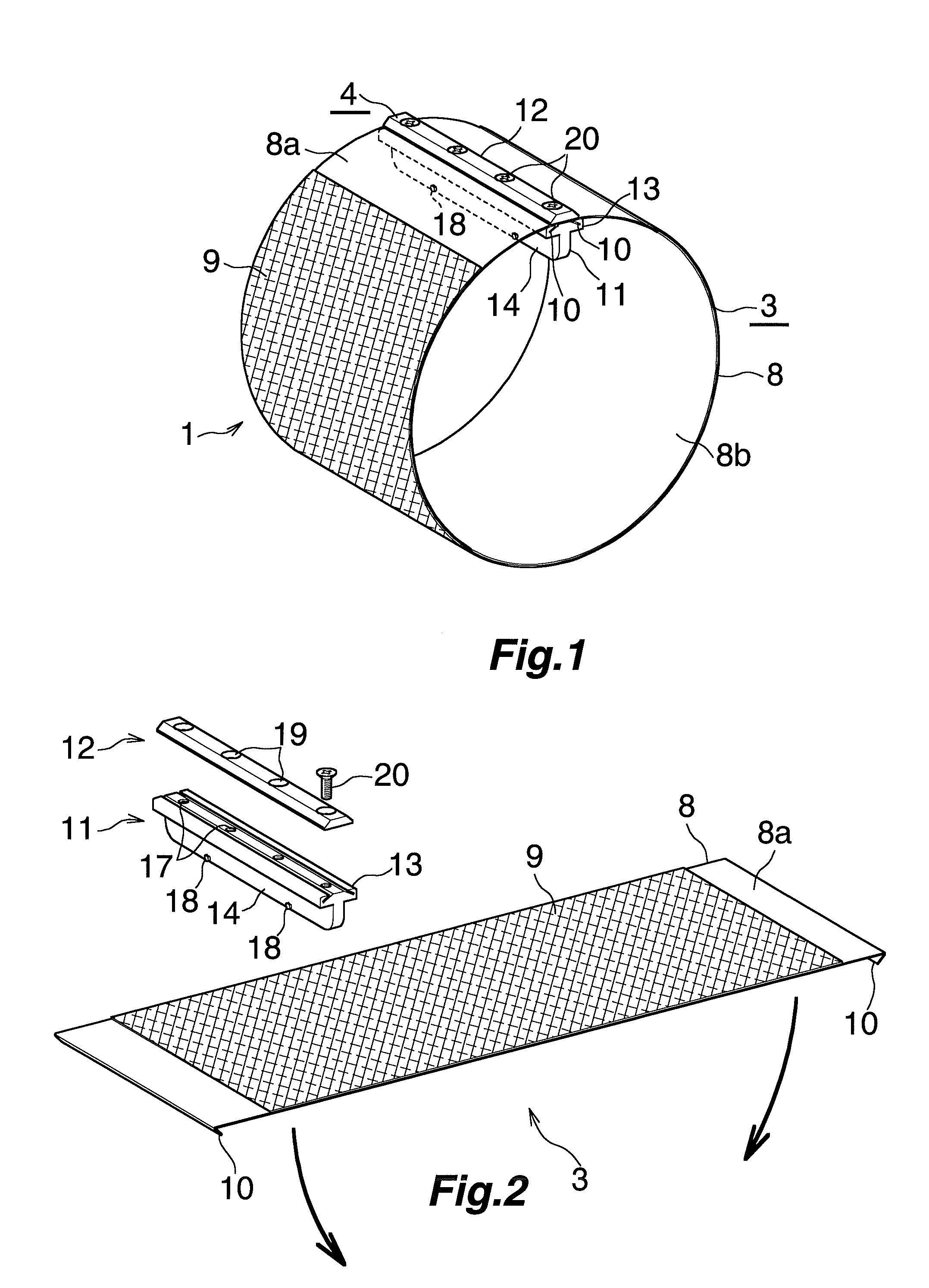 Printing plate unit, printing plate attachment device and printer