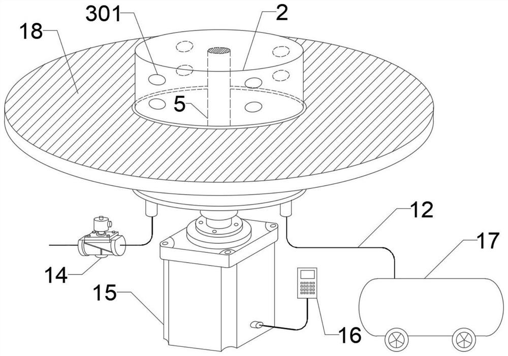 Arch breaking and unblocking device for material sending tank and arch breaking method