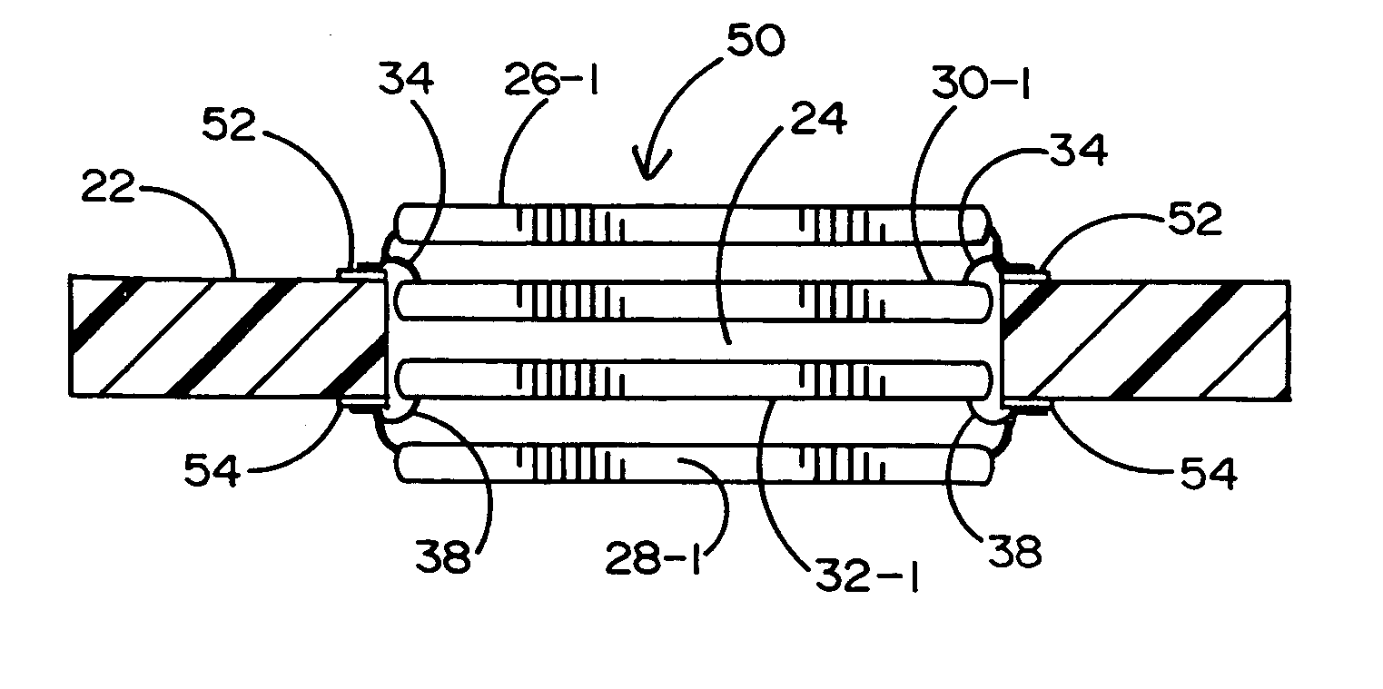 High density memory card assembly