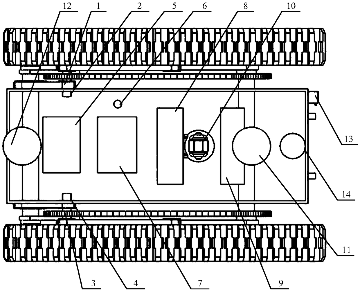 Differential GPS based tracked autonomous navigation robot and navigation method thereof