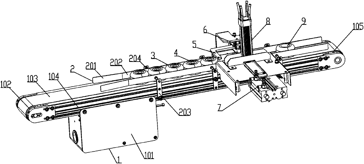 Automatic bottle cap and top cap positioning and assembly line and operation method thereof