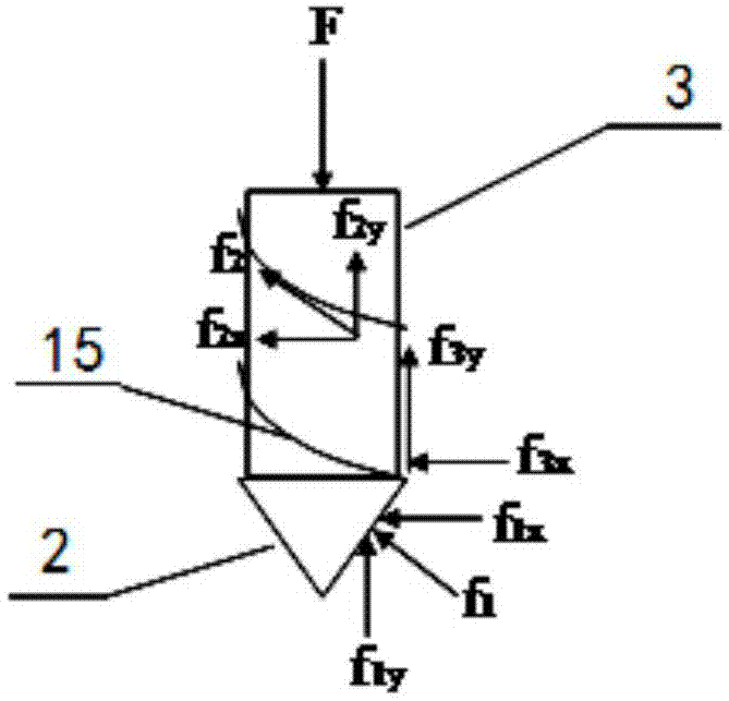 Intensity distribution test device for deep-hole drilling rock and earth mass