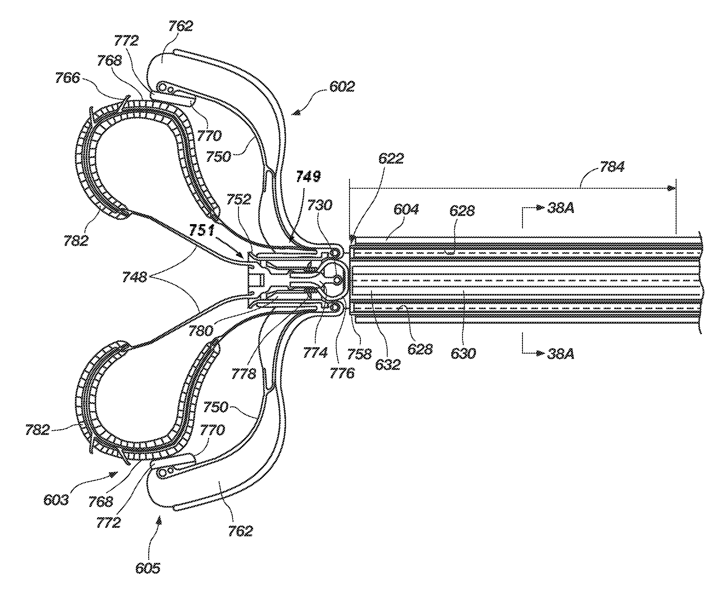 Medical device for modification of left atrial appendage and related systems and methods