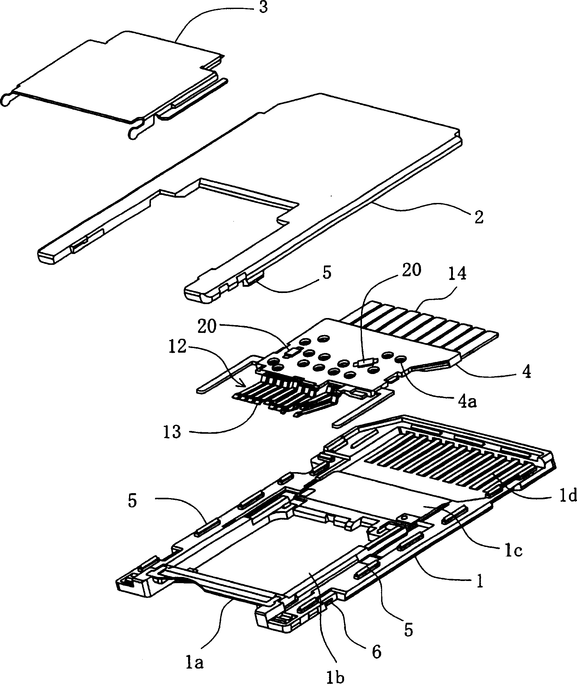 Card mounting device